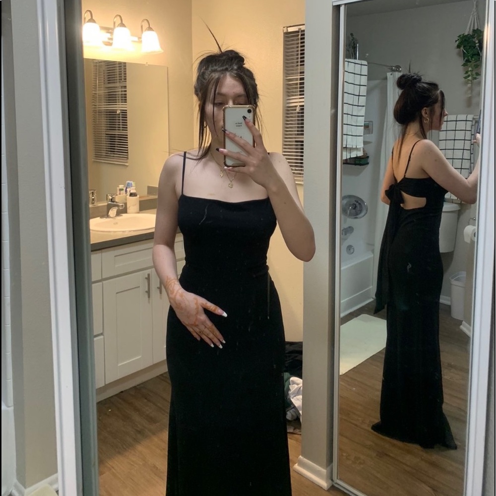 Black formal dress
